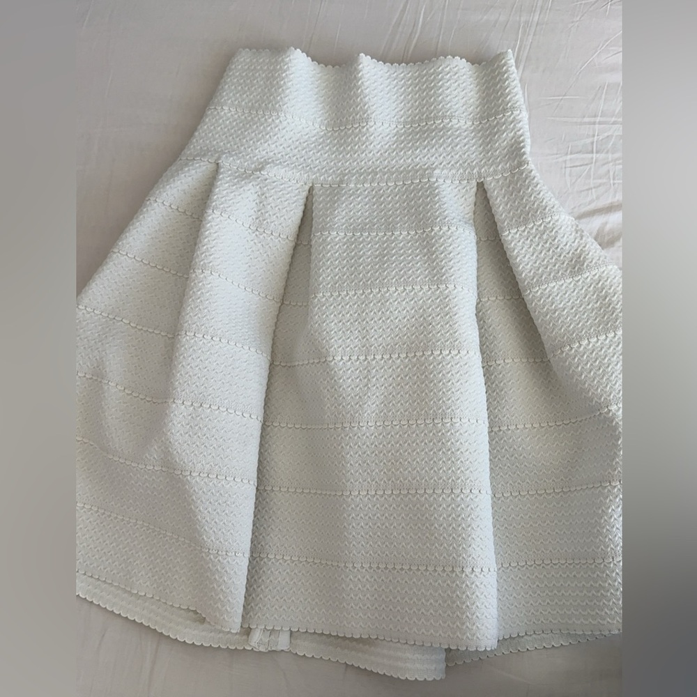 White skirt